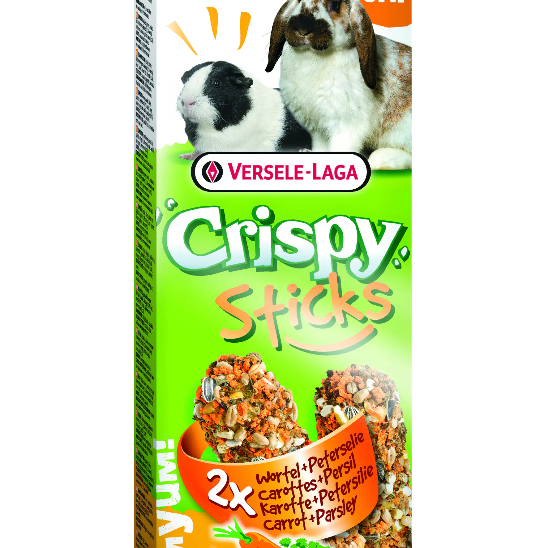 Crispy Sticks Kaninchen-Meerschweinchen Karotte & Petersilie 2 Stück 110 g