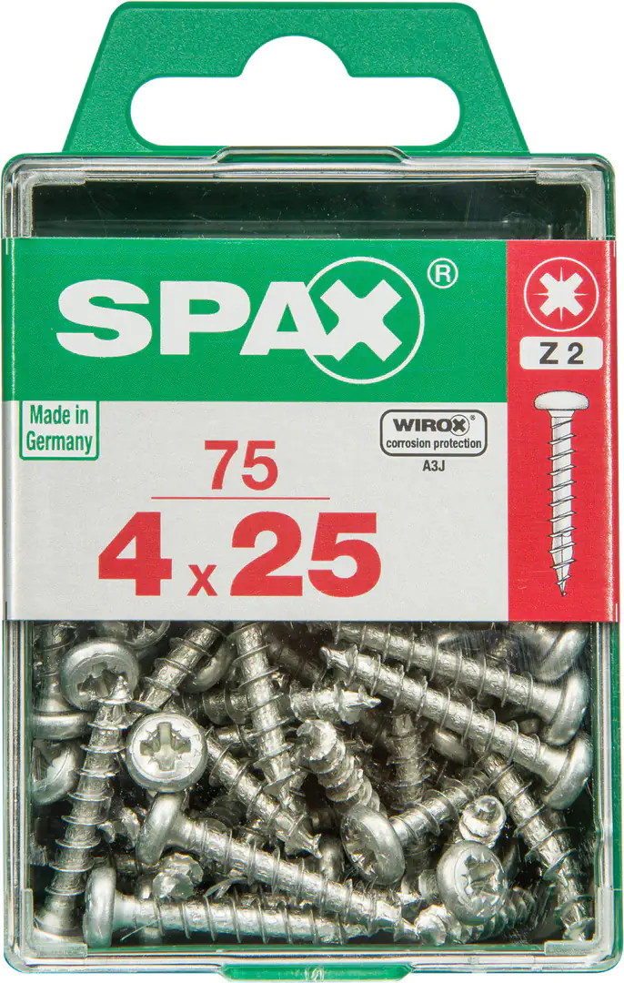 Spax Universalschrauben 4.0 x 25 mm TX 20 - 75 Stk.
