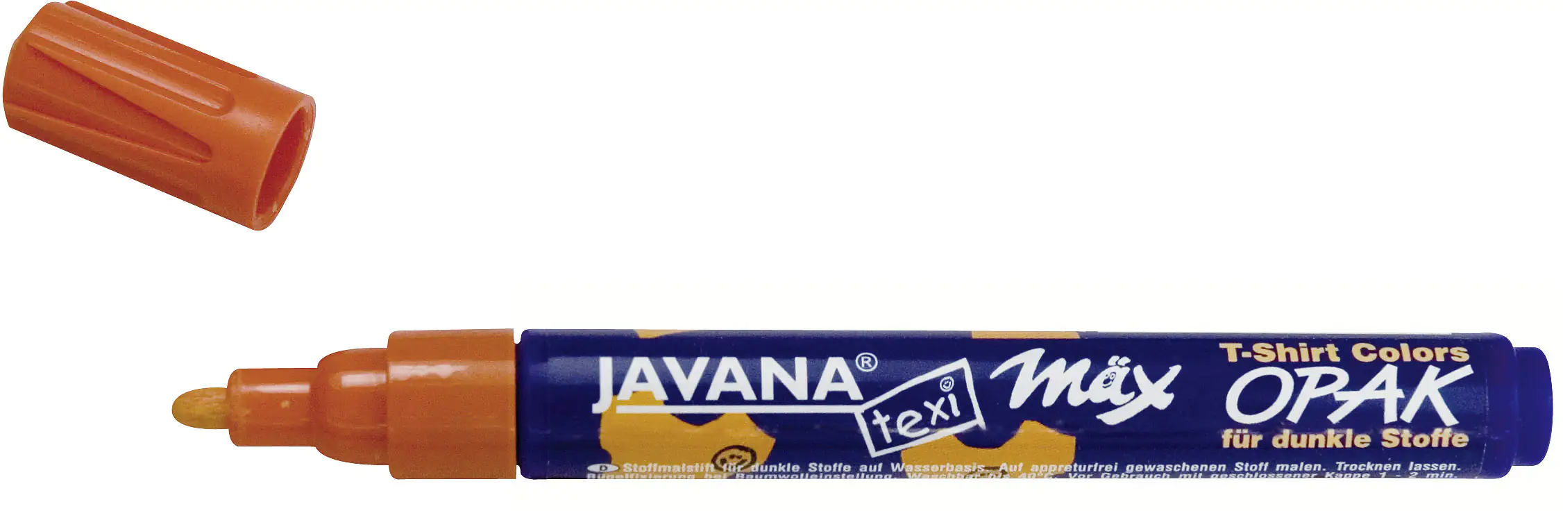 Kreul Javana texi mäx Opak Stoffmalfarbe für helle & dunkle Stoffe kupfer