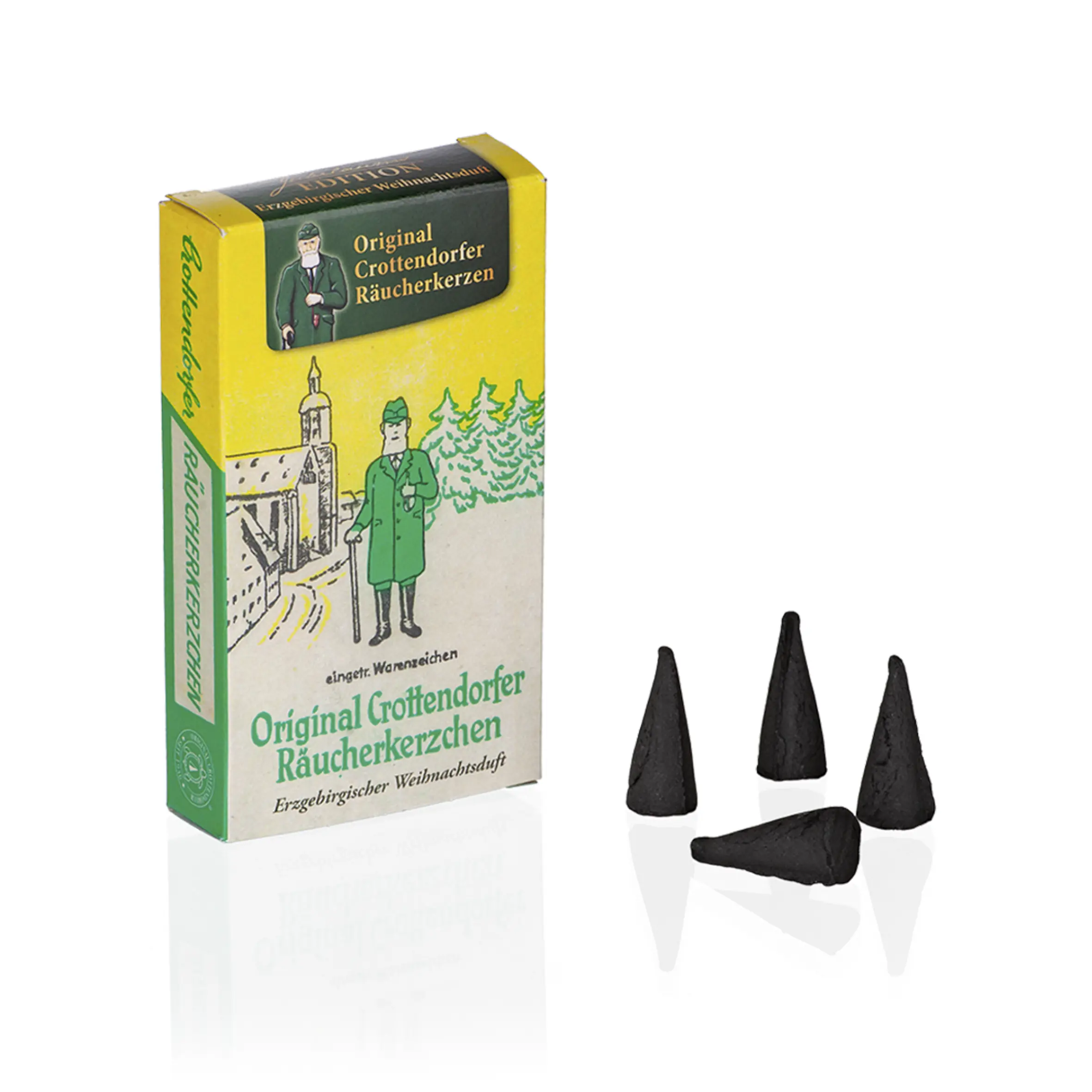 Crottendorfer Räucherkerzen Nostalgie Weihnachtsduft 24 Stück