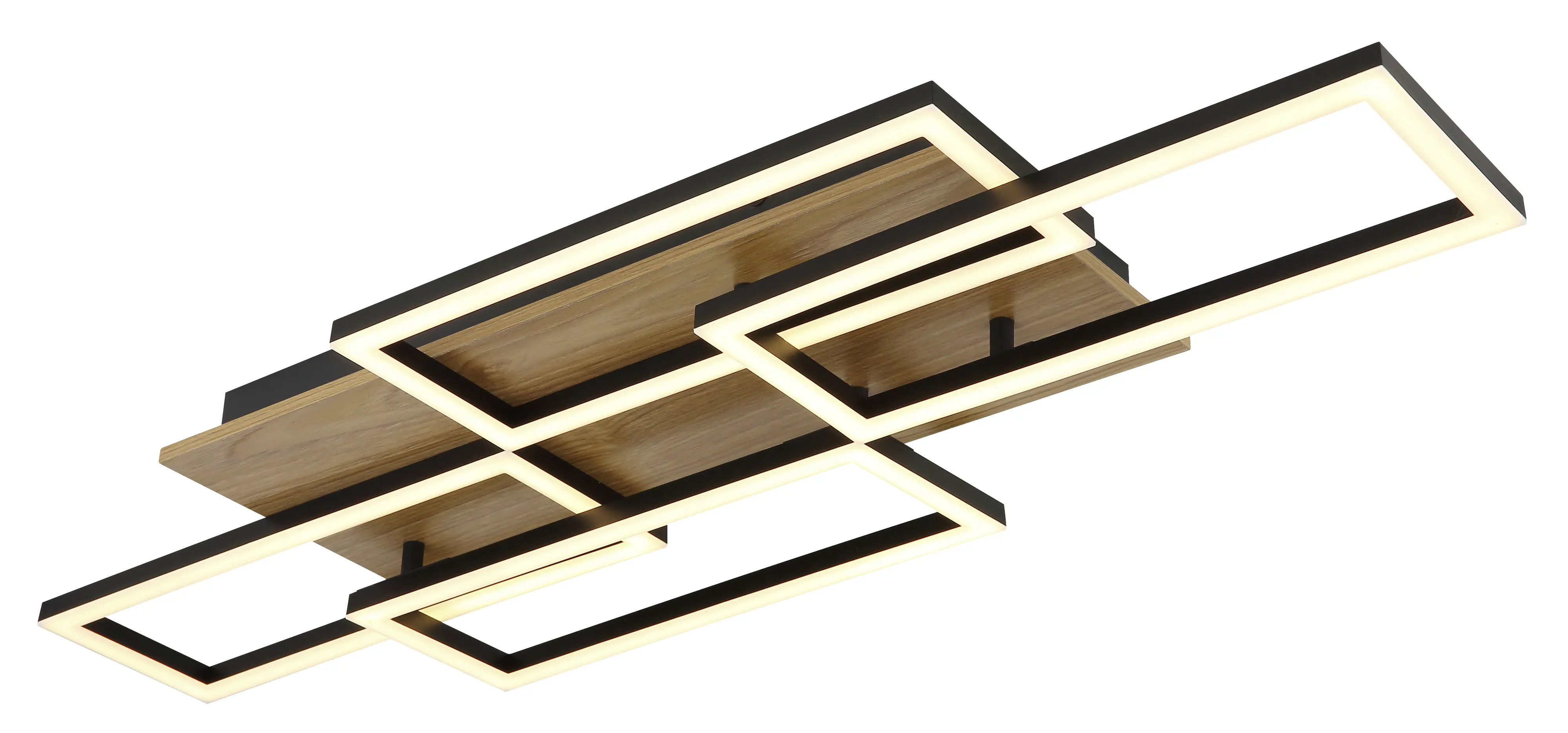 Globo Deckenleuchte Jeffry 87,5 x 32,5 cm schwarz CCT