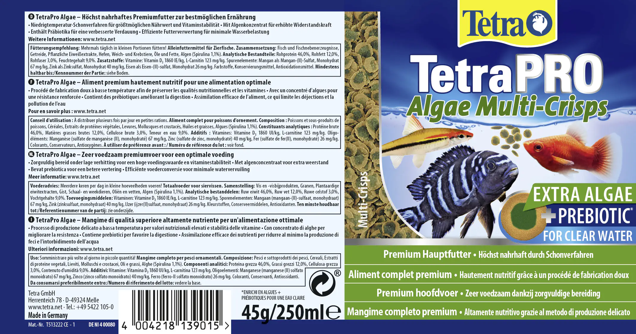 Tetra Pro Algae 250 ml