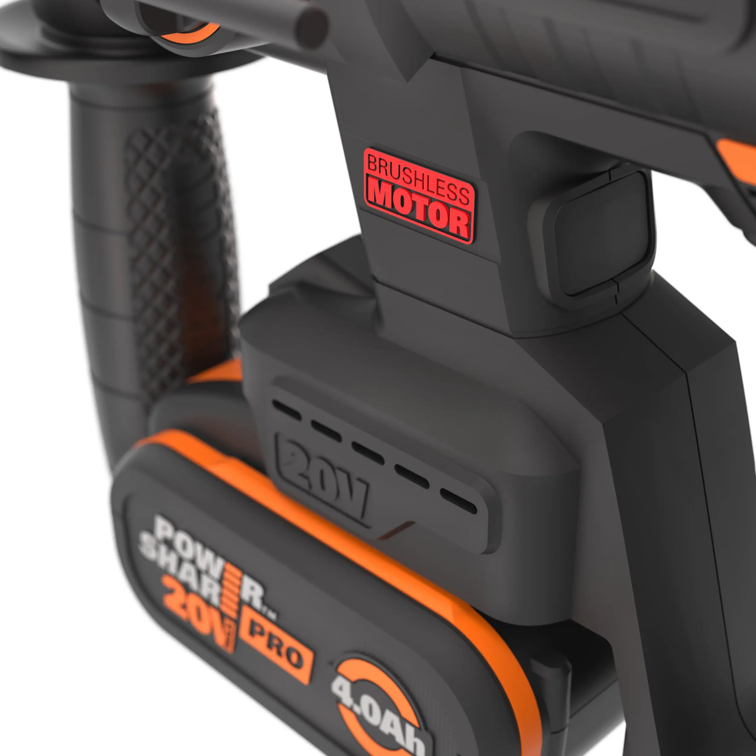 Worx NITRO Akku-Bohrhammer WX381 20 V inkl. 4 Ah Akku & Ladegerät