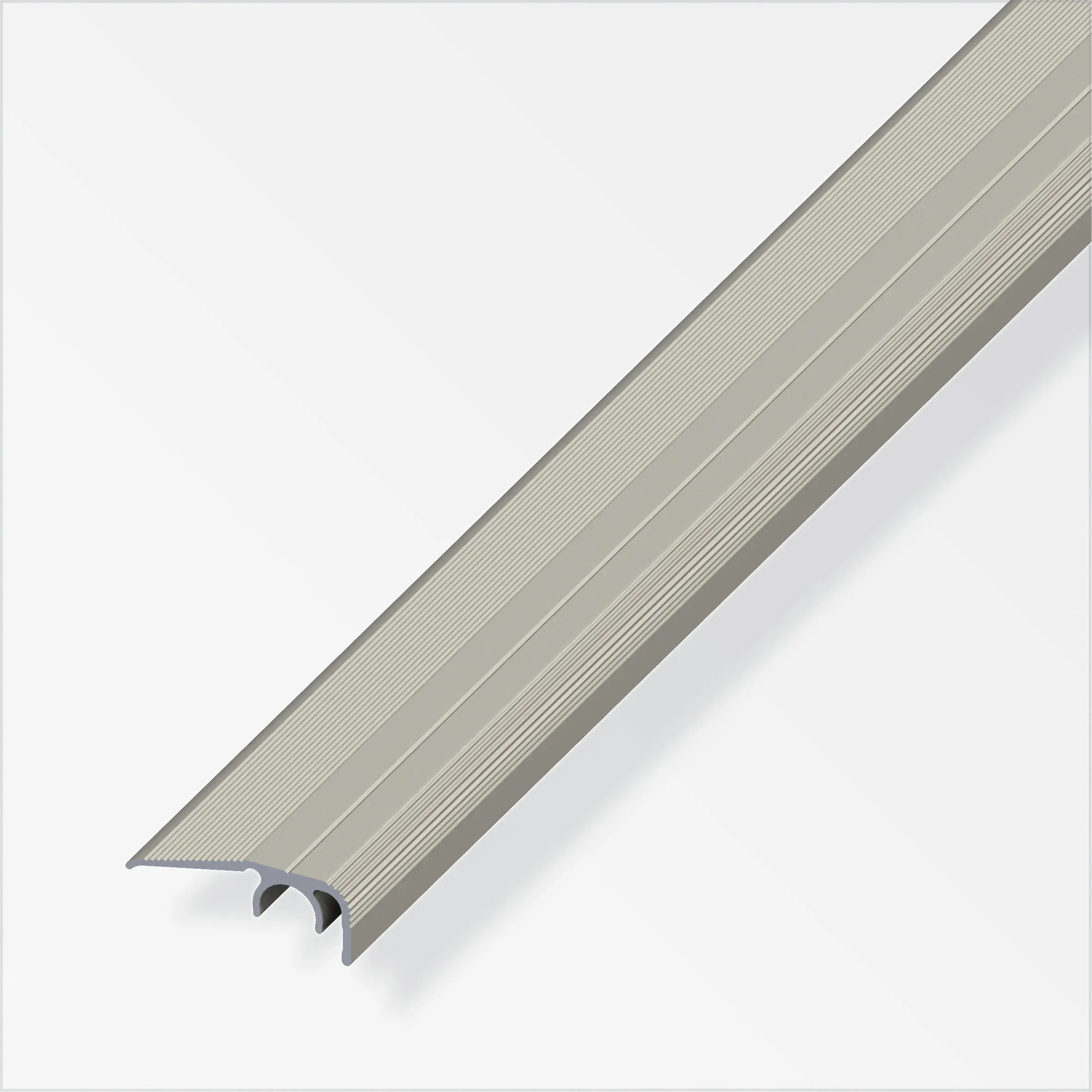 alfer Abschluss-Profil 1 m, 32 x 12.5 mm Aluminium eloxiert titan