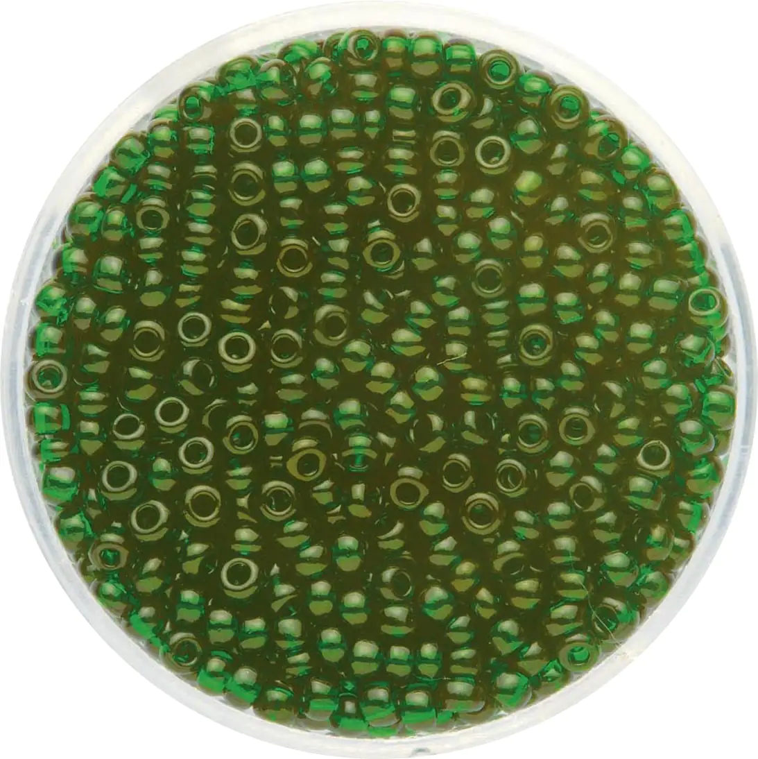 Glorex Rocailles Perlen 2,6 mm 17 g  dunkelgrün