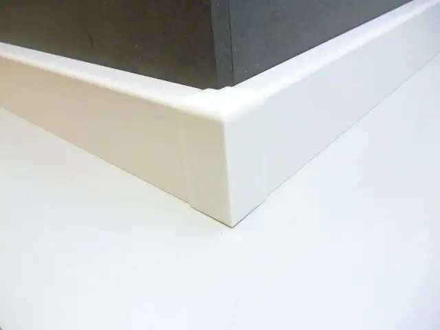 B.S. Bauprogramm Außenecke für Sockelleiste: 50 x 18 mm weiß