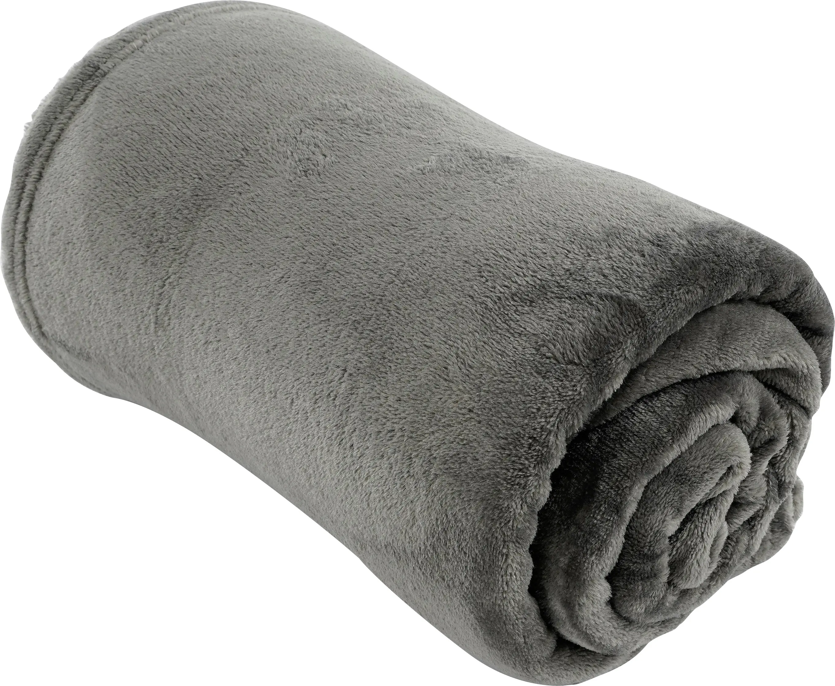 Mica Decorations Fleecedecke Famke 130 x 180 cm anthrazit