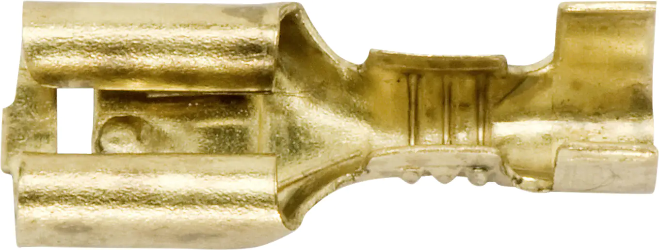 SWG Flachsteckhülse unisoliert 0,5-1,0 mm² 6,3x0,8