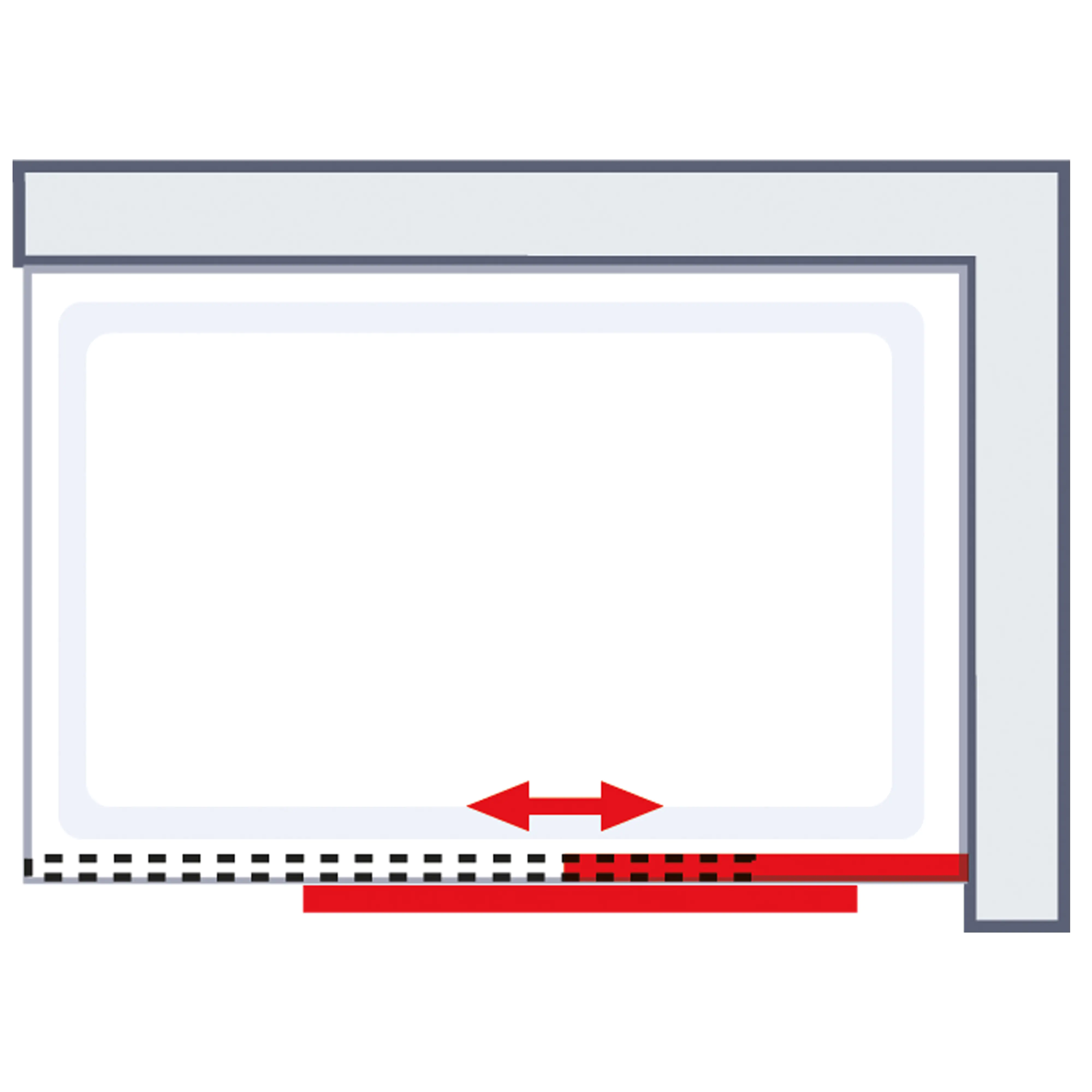 4060991060816_6 Schulte Walk In Schiebetür 120 x 200 cm Toura