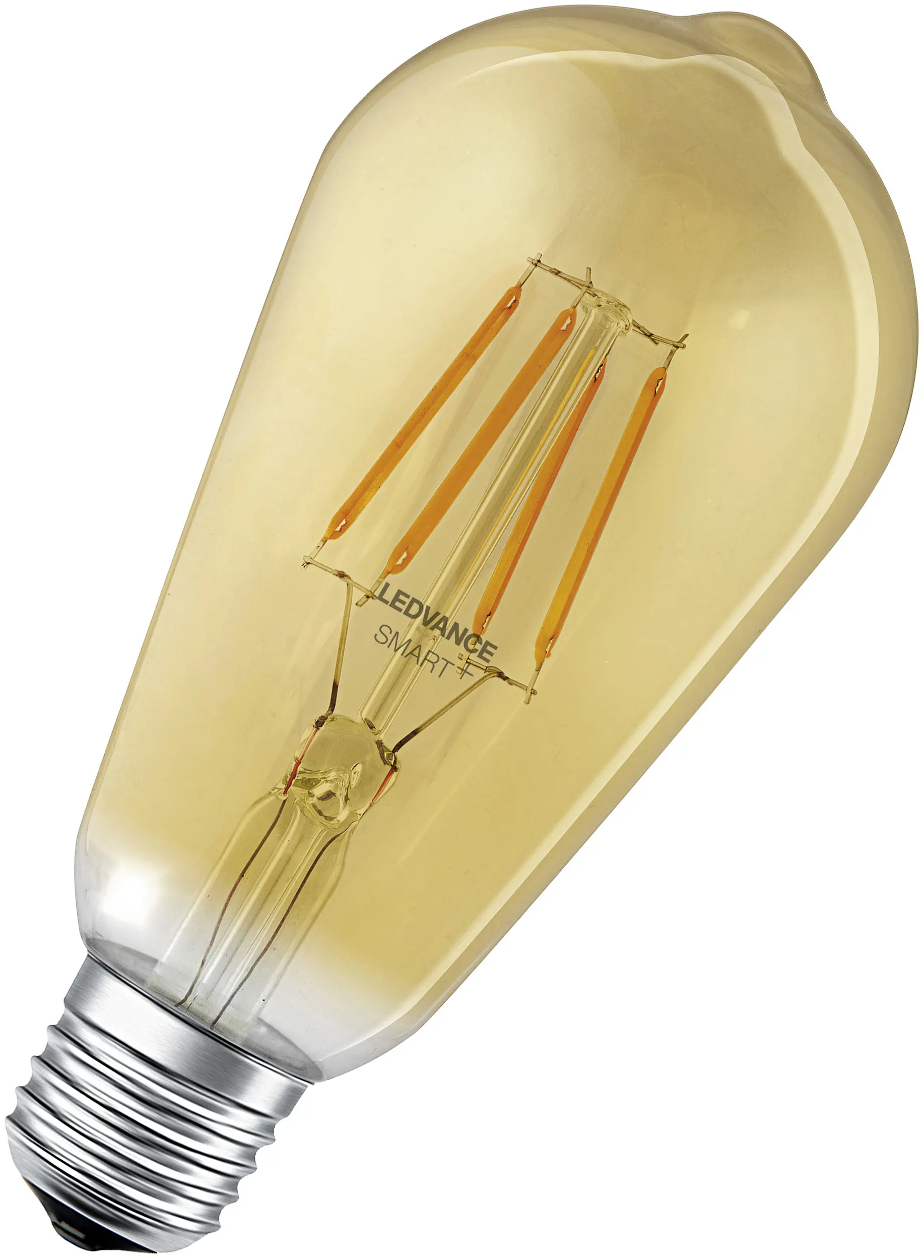 Ledvance Smart+ LED Leuchtmittel Edison ST64 E27 6 W dimmbar amber