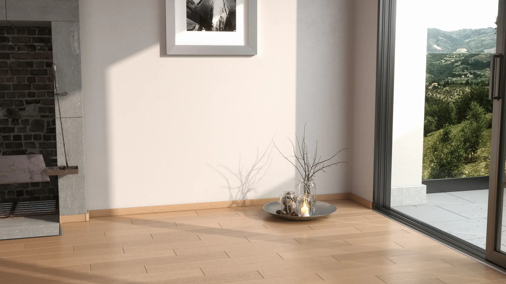 Neuhofer Fußleiste 240 cm x 58 x 19 mm eiche