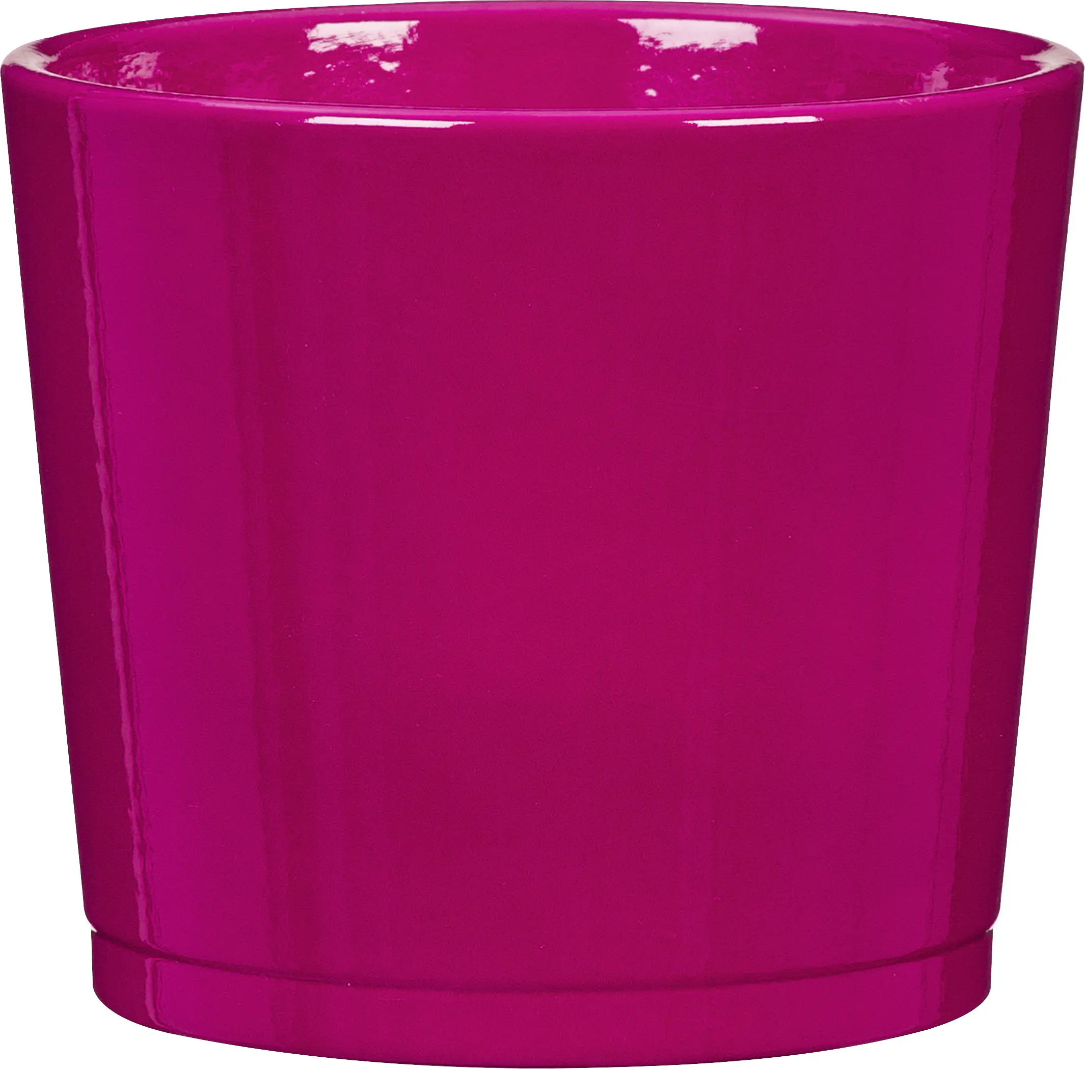 Scheurich Übertopf Ø 12 cm glossy ruby