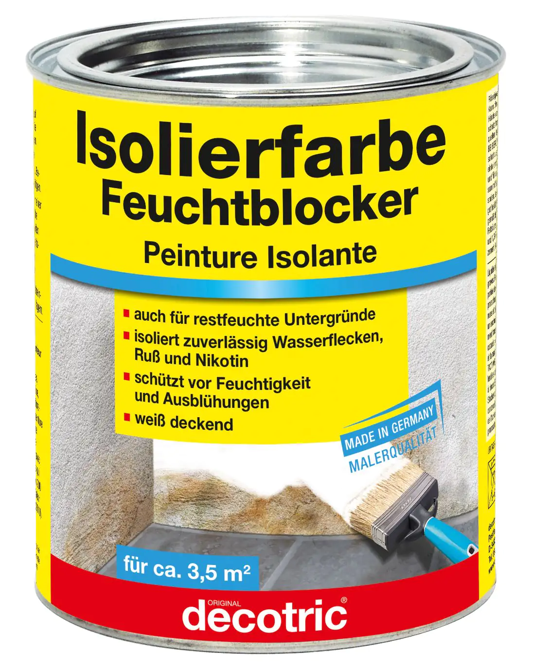 Decotric Isolierfarbe Feuchtblocker 750 ml weiß Decotric Isolierfarbe Feuchtblocker 750 ml weiß