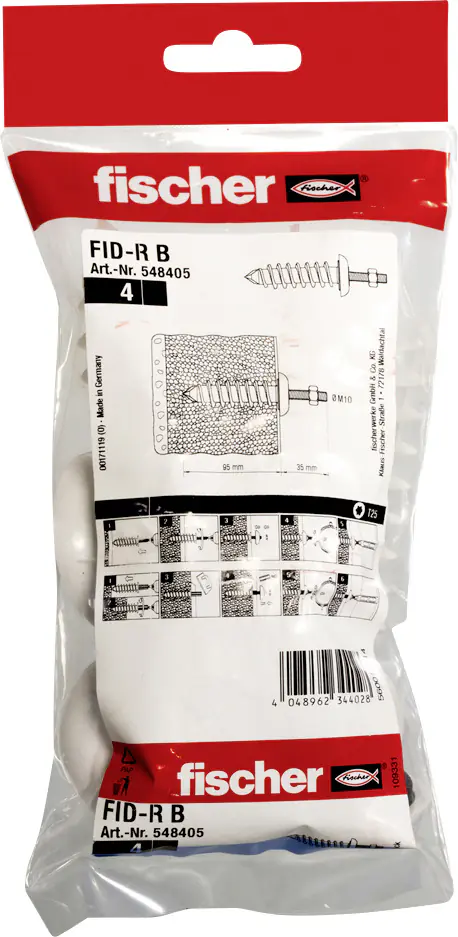 Fischer Dämmstoffdübel 10.0 x 95 mm - 4 Stück
