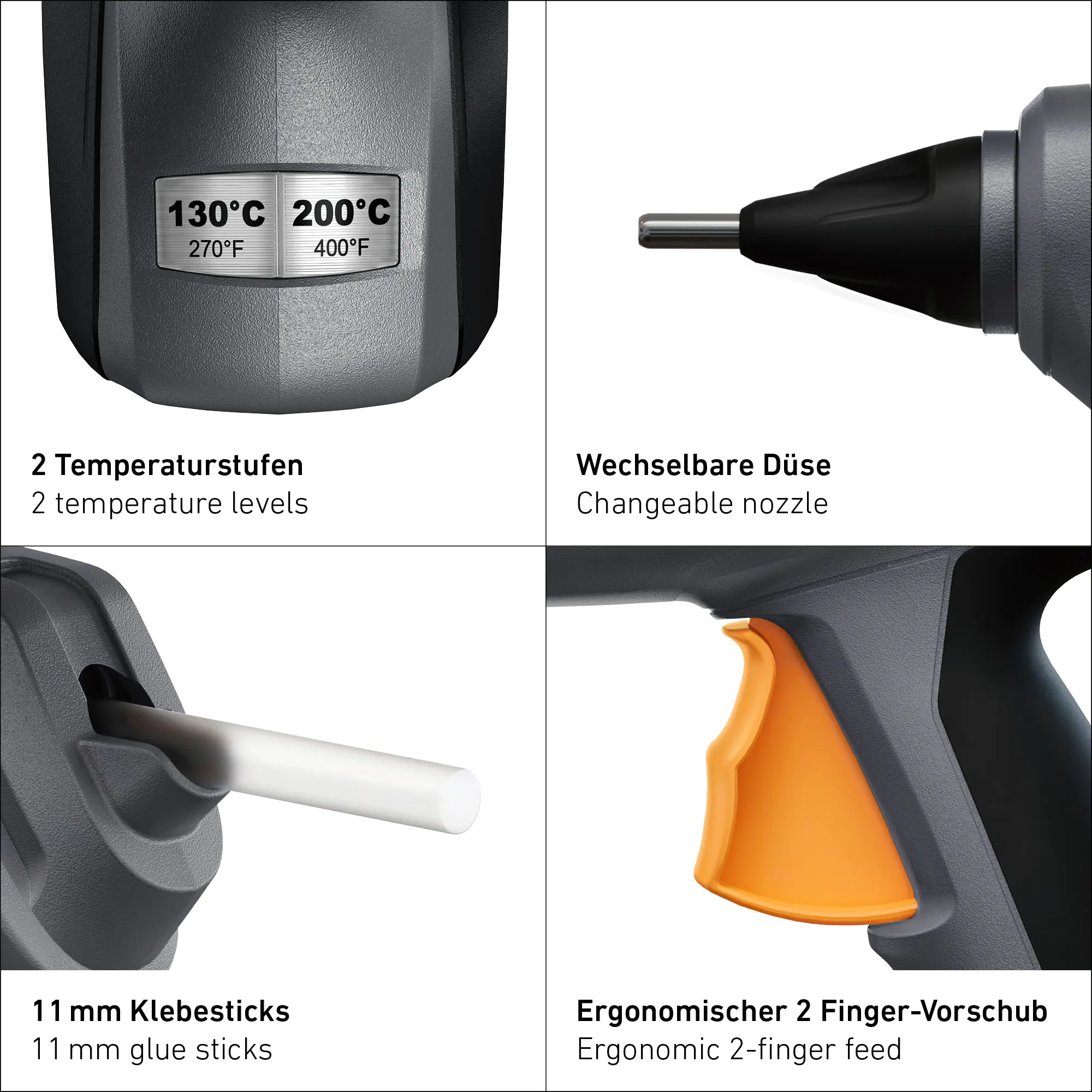 Steinel Akku-Heißklebepistole MobileGlue 3011 Set inkl. 3 Klebesticks  Steinel Akku-Heißklebepistole MobileGlue 3011 Set inkl. 3 Klebesticks