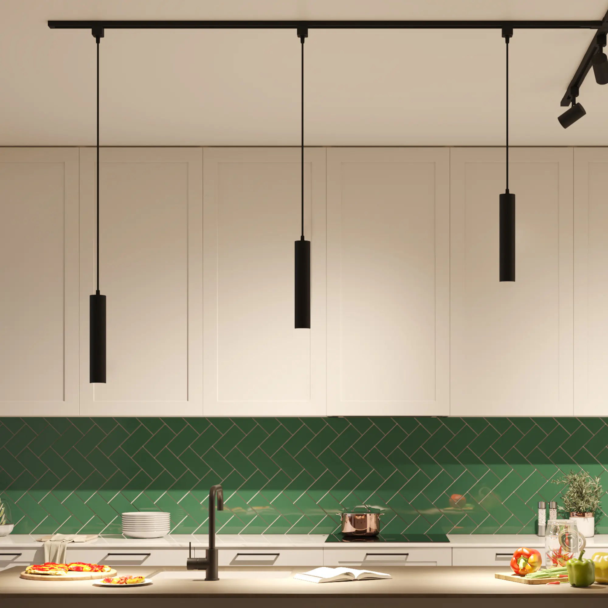 Philips EasyLink Trägerschiene 1 m mit Stromzufuhr schwarz Philips EasyLink Trägerschiene 1 m mit Stromzufuhr schwarz