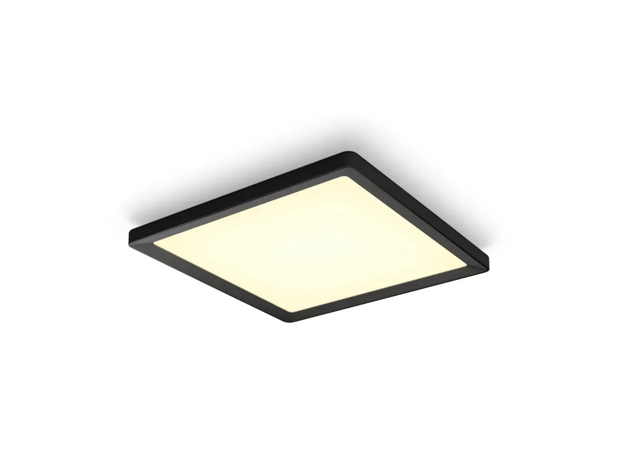 Philips Hue LED Deckenleuchte Tento + Bridge eckig schwarz 39,5 x 39,5 cm warmweiß-kaltweiß Philips Hue LED Deckenleuchte Tento + Bridge eckig schwarz 39,5 x 39,5 cm warmweiß-kaltweiß