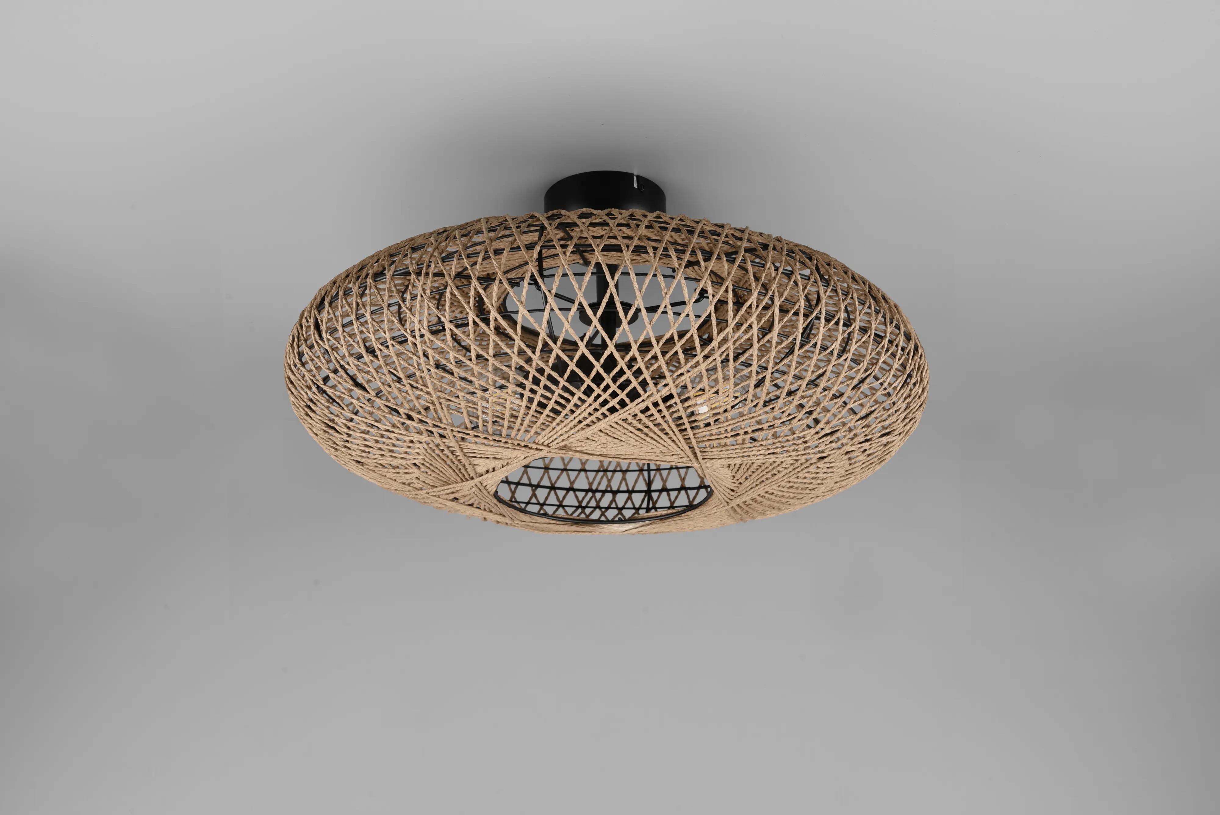 Trio Deckenleuchte Hedda sisalfarbig 