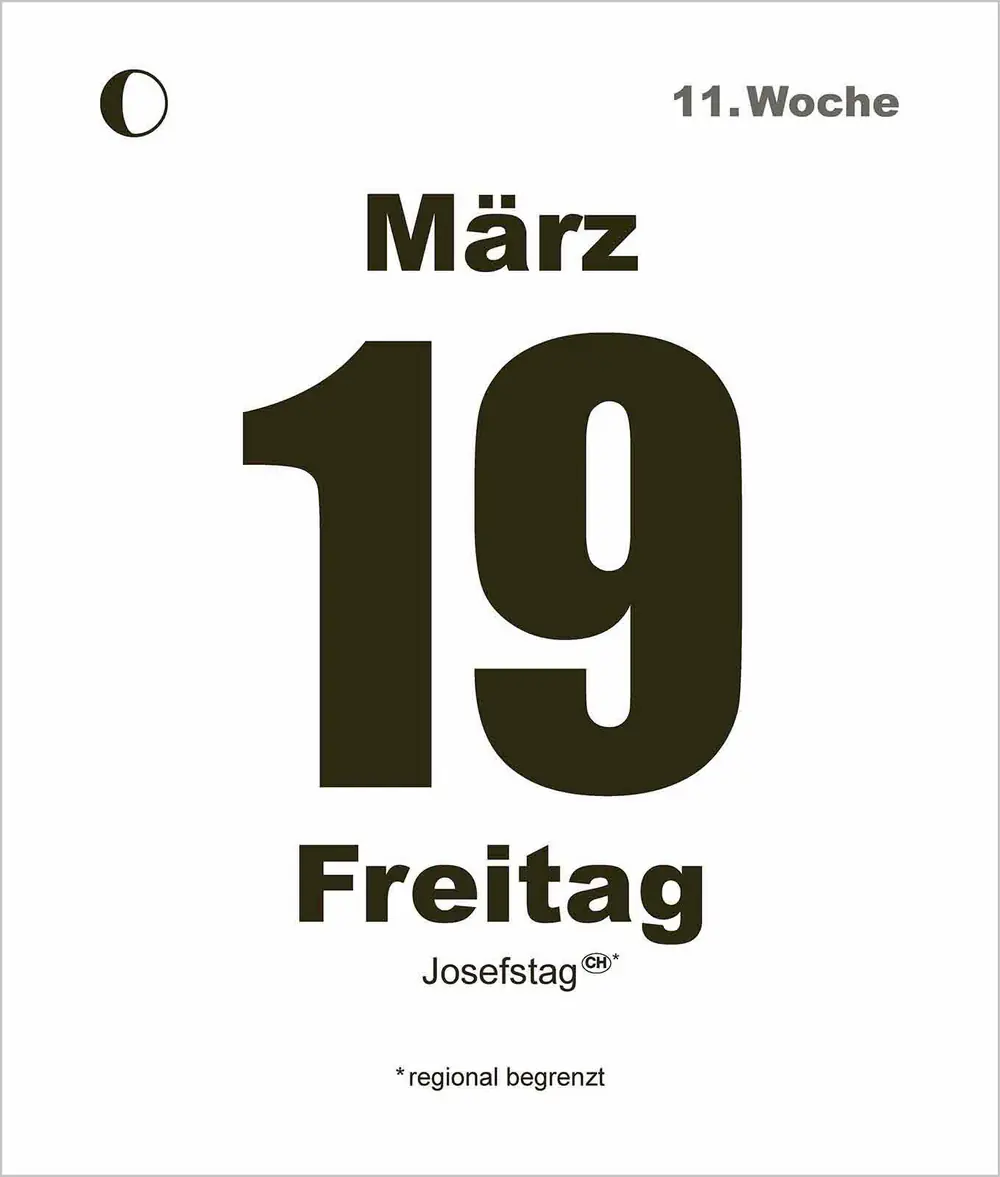 Korsch Kalender Tages-Abreißkalender Mini 2027 