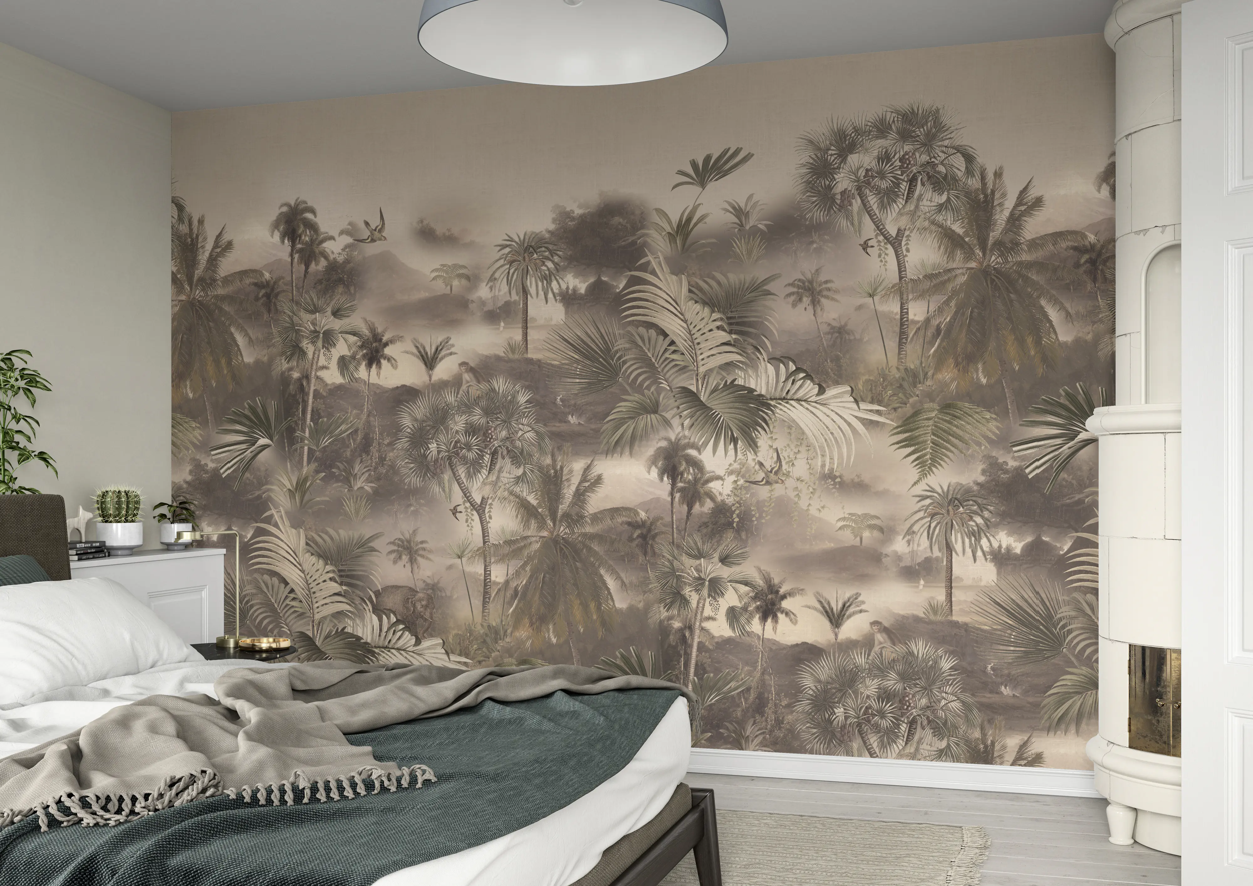 Rasch Vlies Fototapete 543636 Beige-Mittelbeige Muster & Motive 2,65 m x 3,18 m