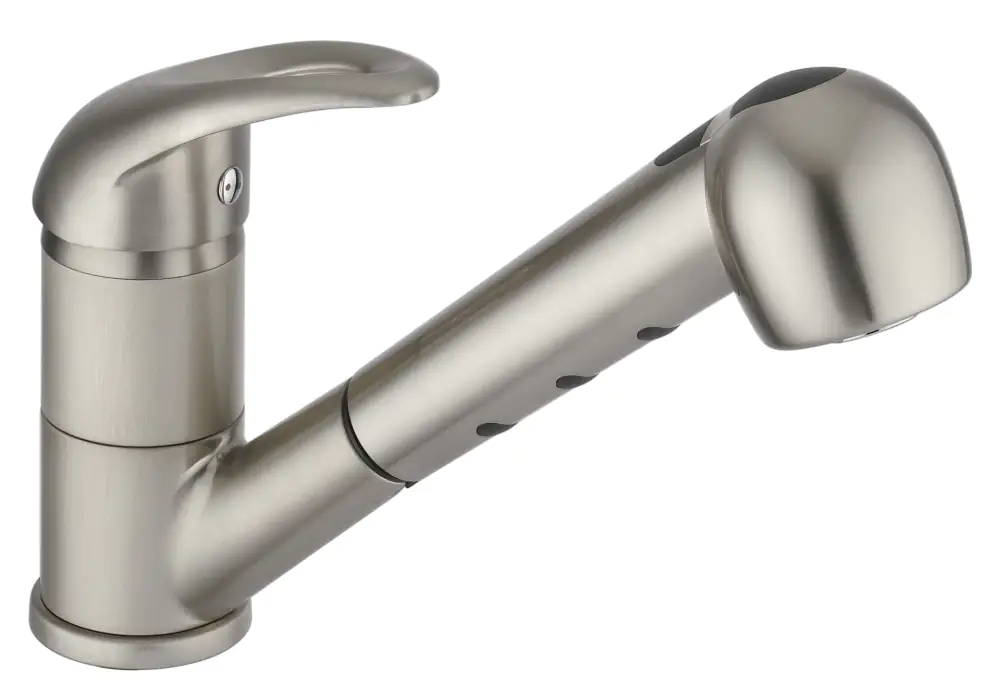 Emmevi Küchenarmatur Alexa Niederdruck, edelstahl
