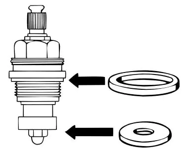Cornat Dichtungsset für Ventiloberteile 3/8''