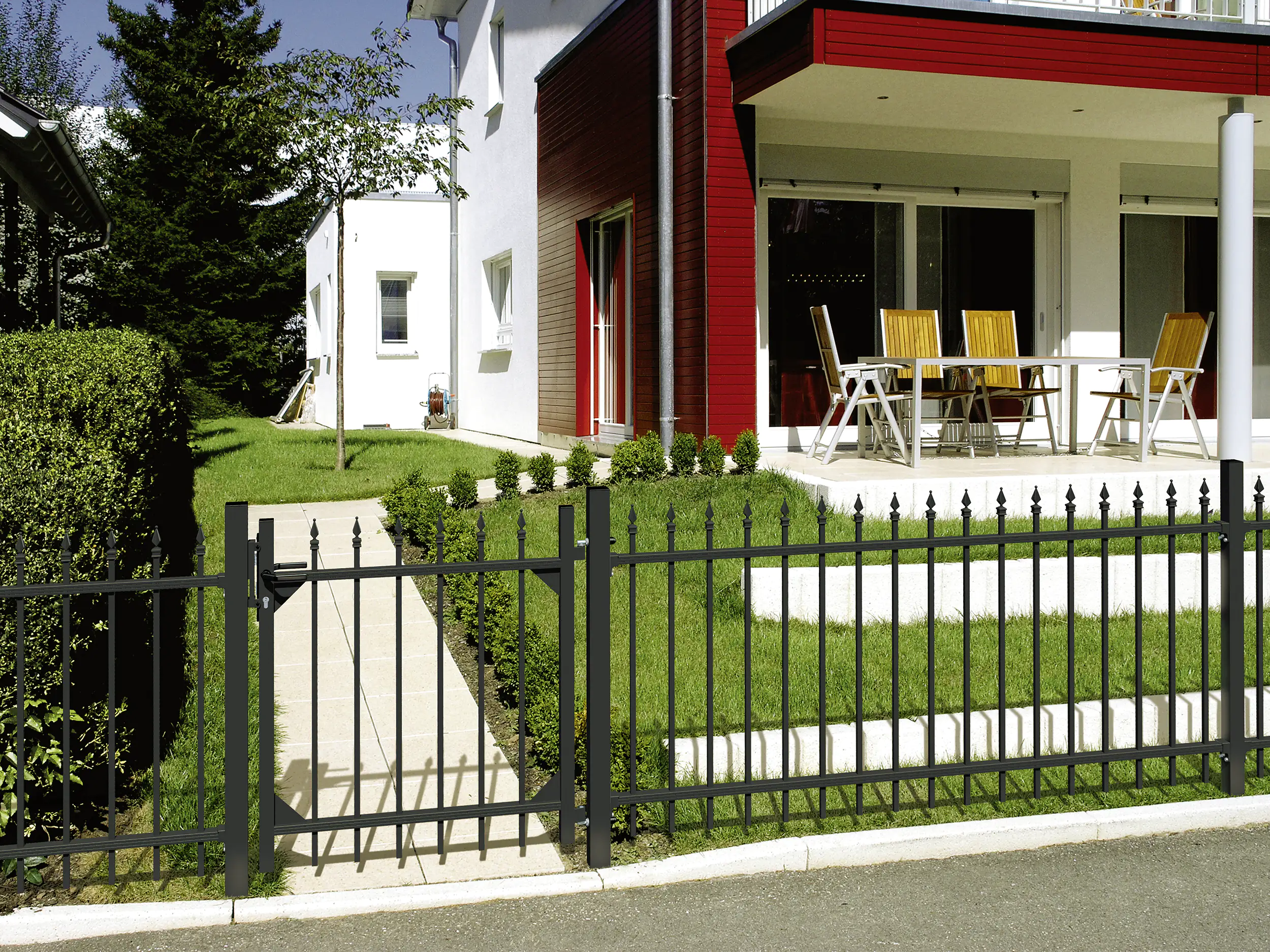 Alberts Doppeltor Chaussee 100 x 301 cm anthrazit ohne Pfosten Alberts Doppeltor Chaussee 100 x 301 cm anthrazit ohne Pfosten