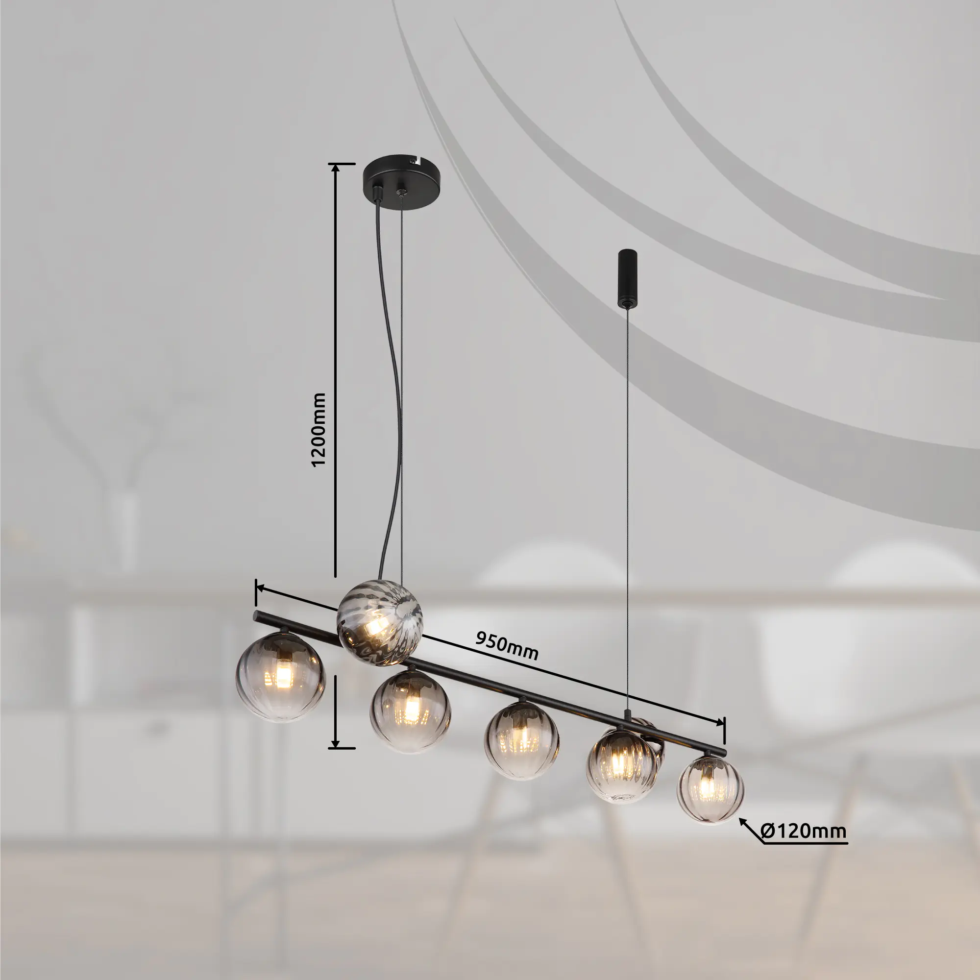 Globo Hängeleuchte Dallerta