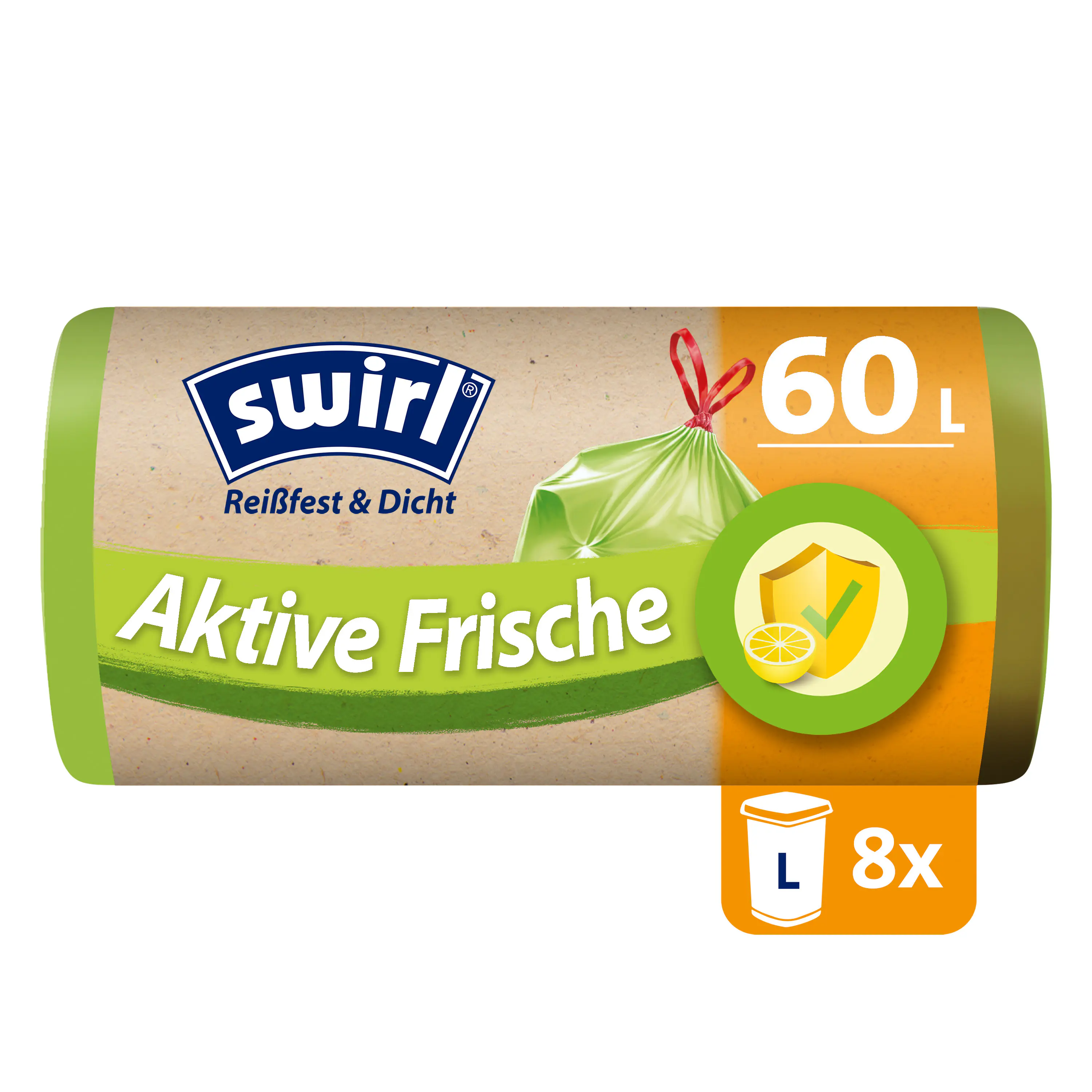 Swirl® 60 l Aktive Frische Müllbeutel Reißfest & Dicht