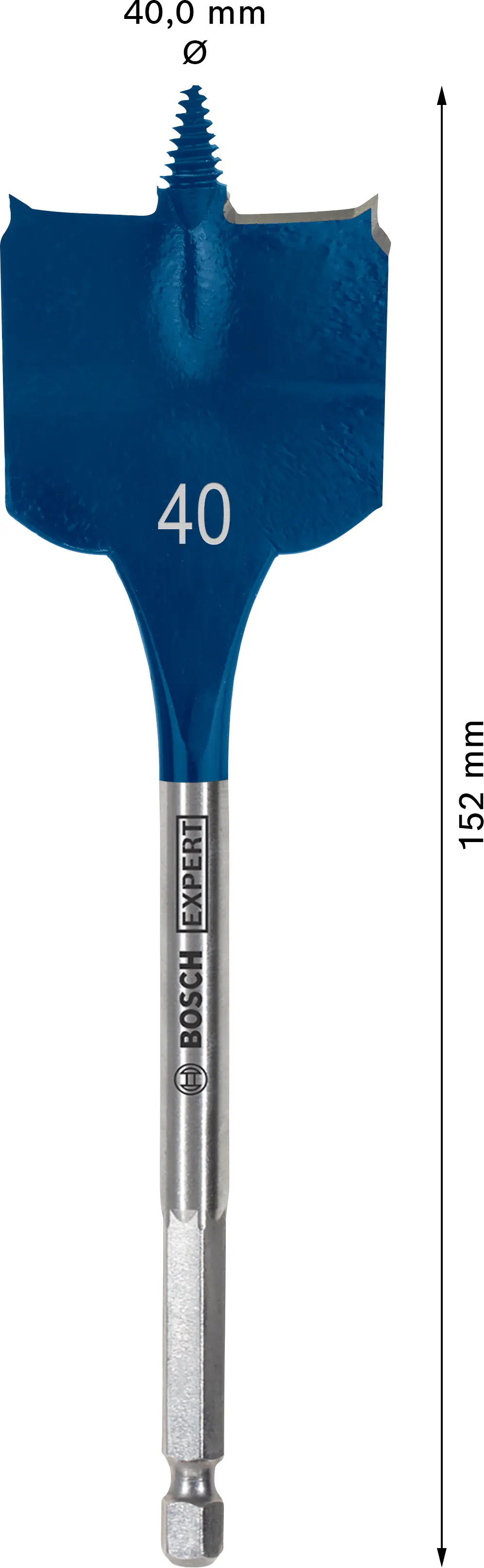 Bosch Expert Self Cut Speed Flachfräsbohrer 40 x 152 mm