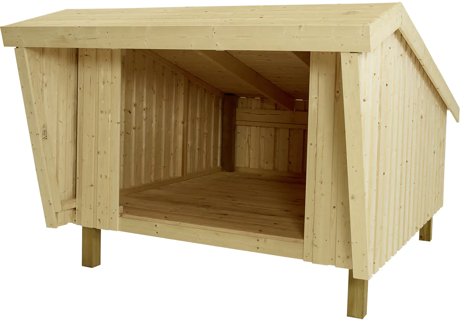 Plus Gartenhaus Shelter 225 x 291 x 170 cm natur mit Fußboden Plus Gartenhaus Shelter 225 x 291 x 170 cm natur mit Fußboden