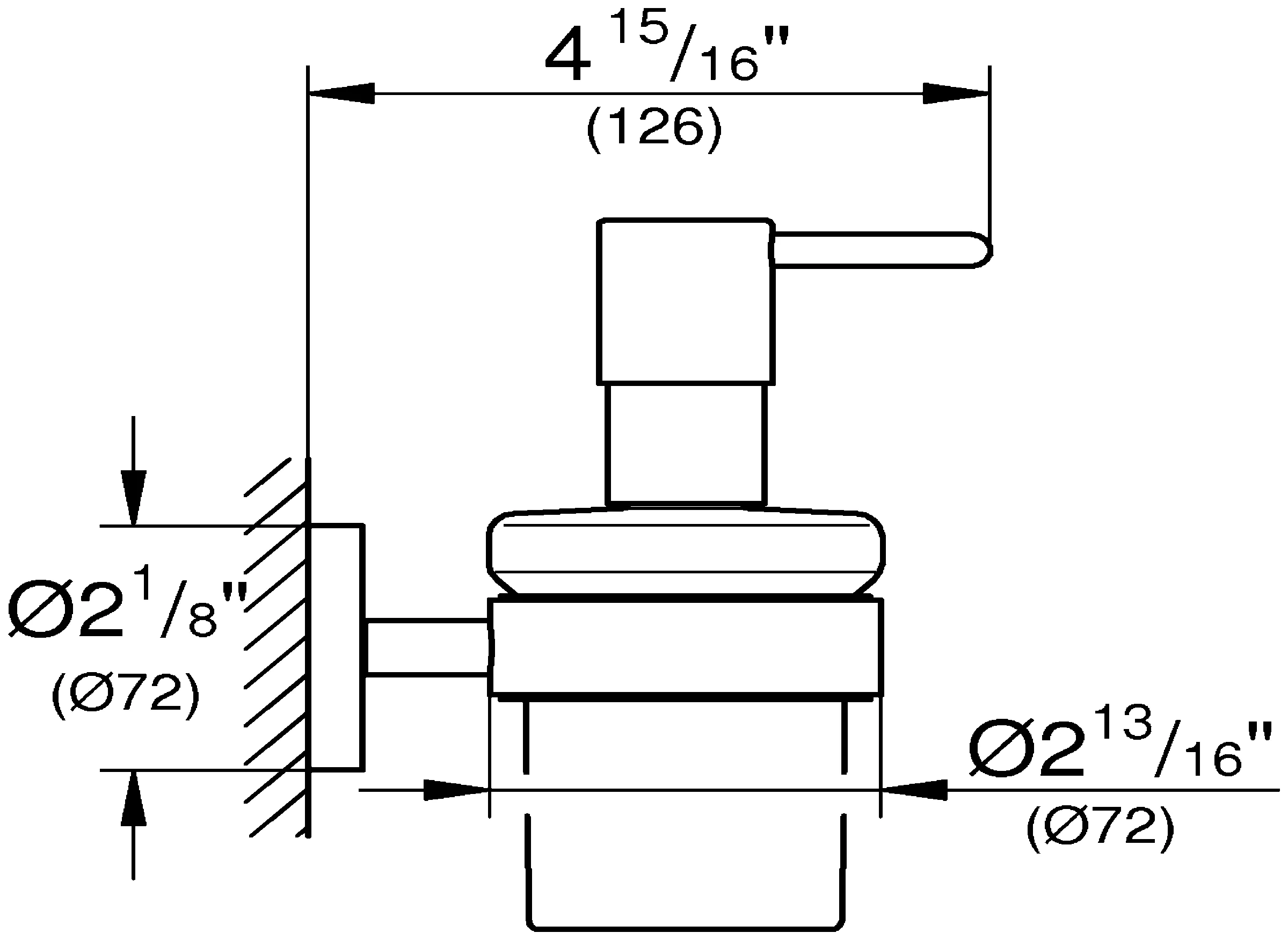 Grohe Start Seifenspender mit Halter supersteel 
