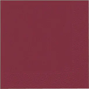 Duni Servietten Bio bordeaux 33 x 33 cm - 50er Pack