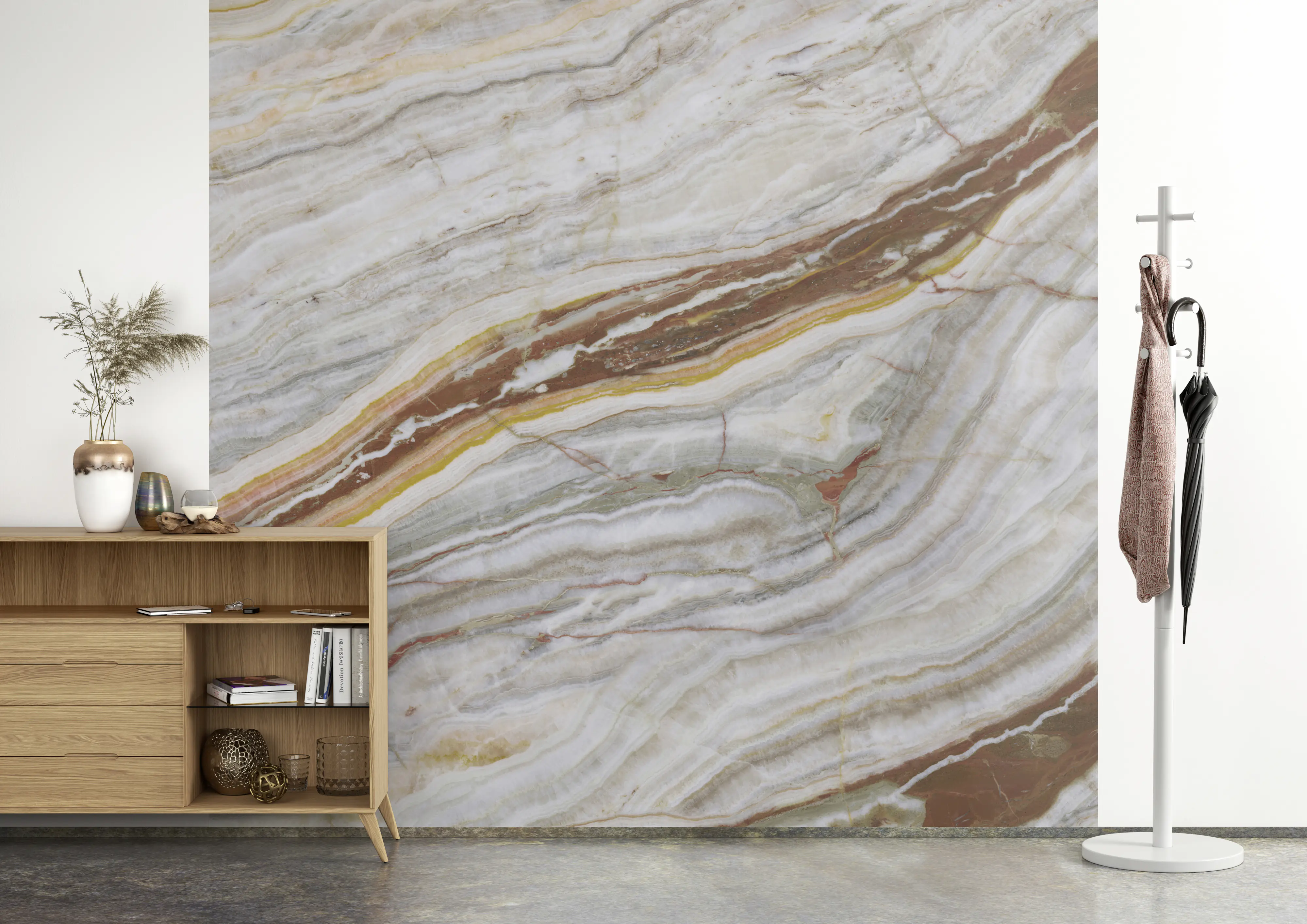 Rasch Vlies Fototapete 364613 Braun-Braungrau Muster & Motive 3 m x 3,18 m