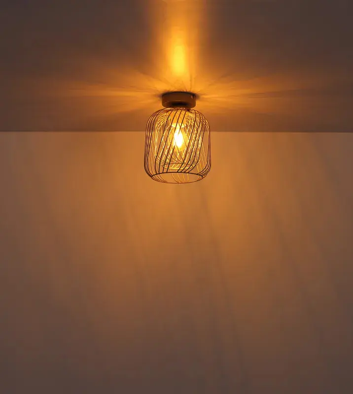 Globo Deckenleuchte Dichti 18 x 24,5 cm Ø x H sandfarben matt