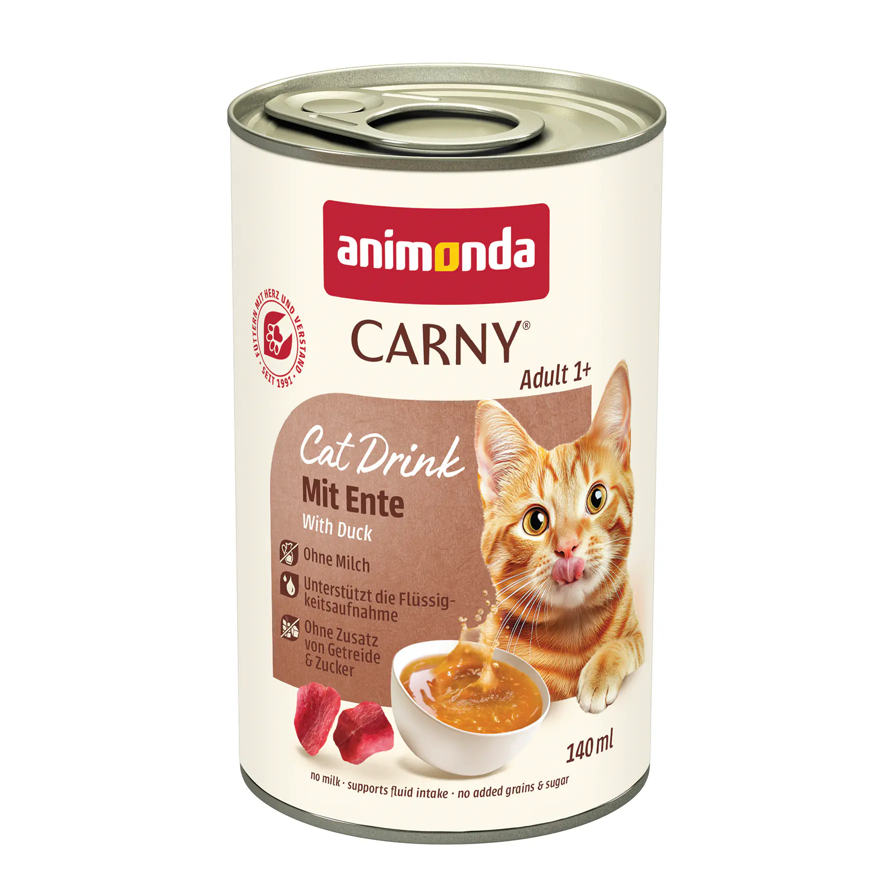 Animonda Carny Cat Drink Katzensnack Adult 140 ml Ente
