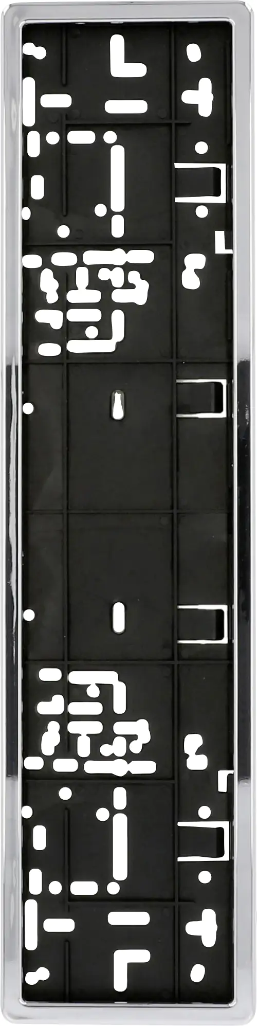 UniTec Kennzeichenhalterung chrom