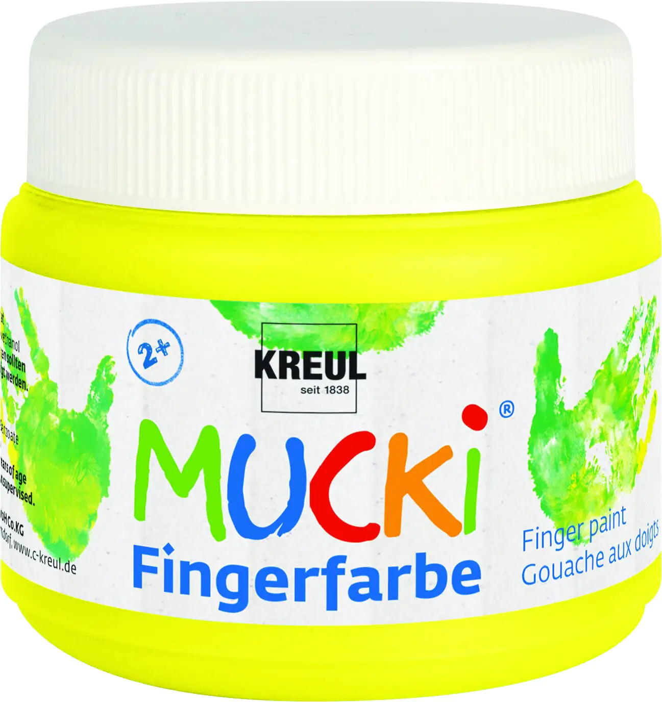 Kreul Mucki Fingerfarbe gelb 150 ml Kreul Mucki Fingerfarbe gelb 150 ml