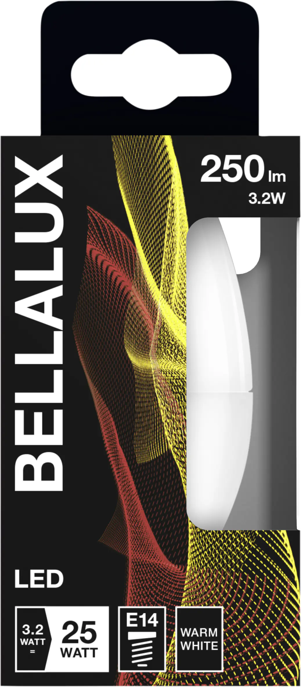 Bellalux LED Leuchtmittel Classic B25 E14 3W warmweiß, weiß matt