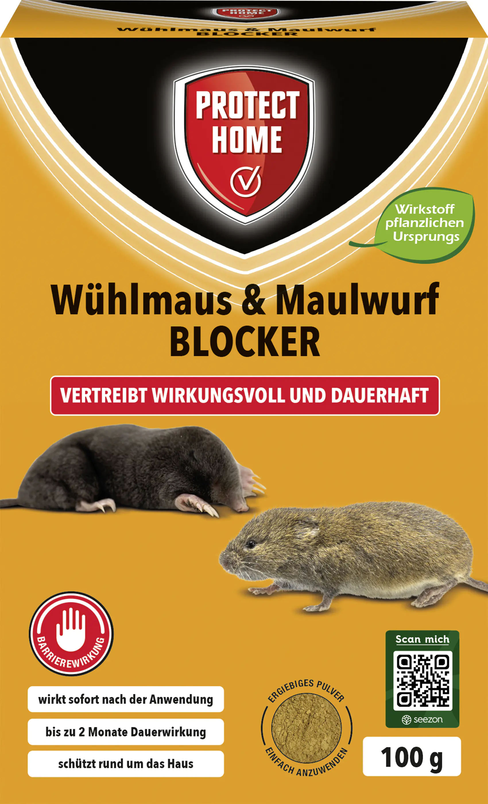 Protect Home Wühlmaus & Maulwurf Blocker 100 g