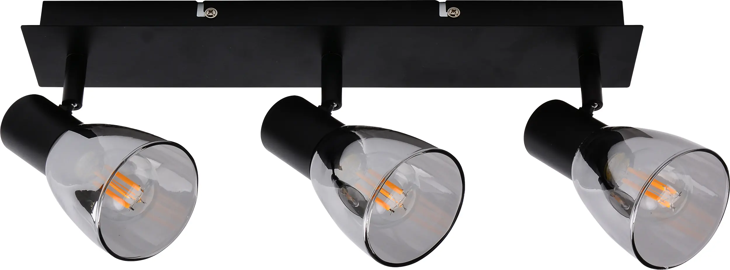 Primaster LED-Deckenlampe 3er Spot Miami E14 38 x 12,5 cm schwarz