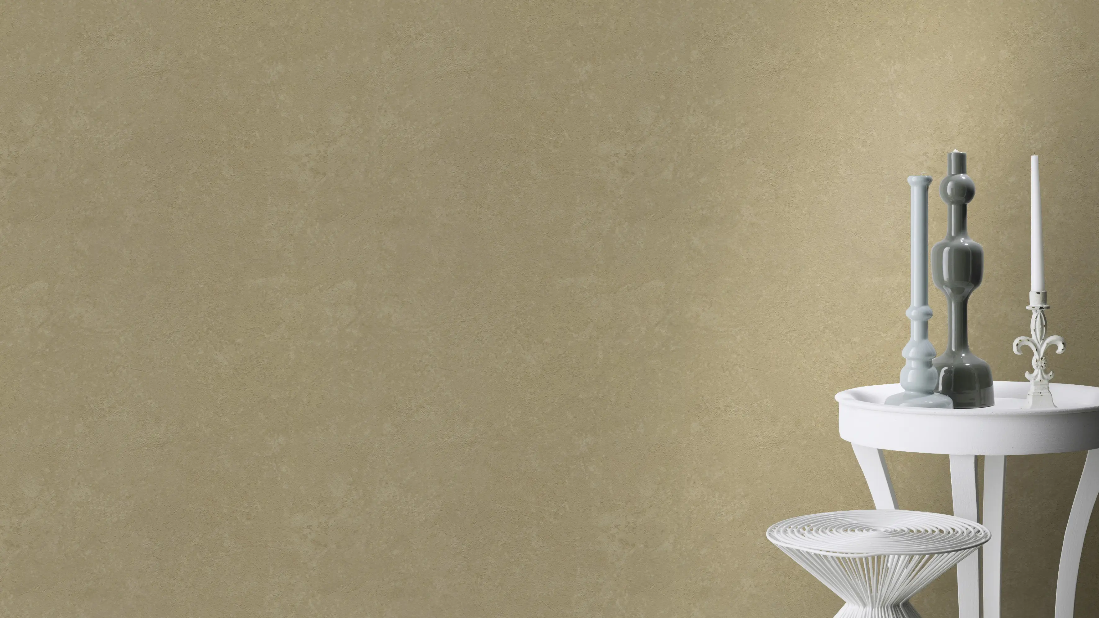 Rasch Vliestapete 315196 Gold-Mattgold Uni 10,05 m x 0,53 m