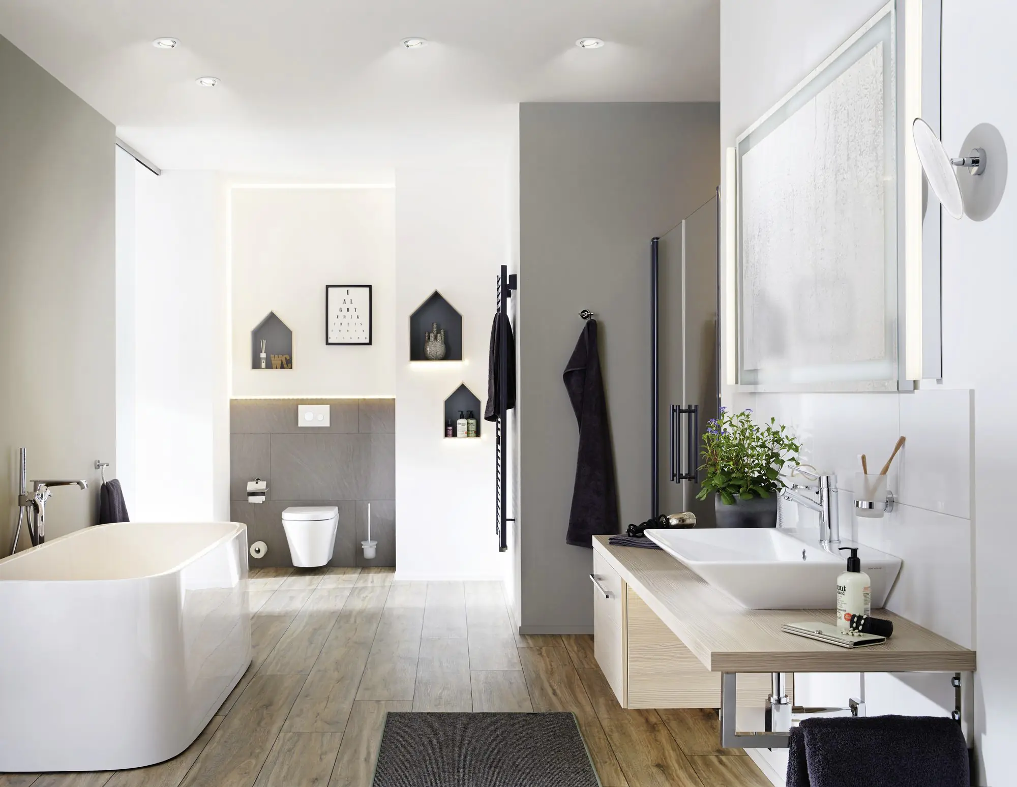 Paulmann LED Einbauleuchte Nova Plus eisen 9,3 cm schwenkbar 35 W dimmbar