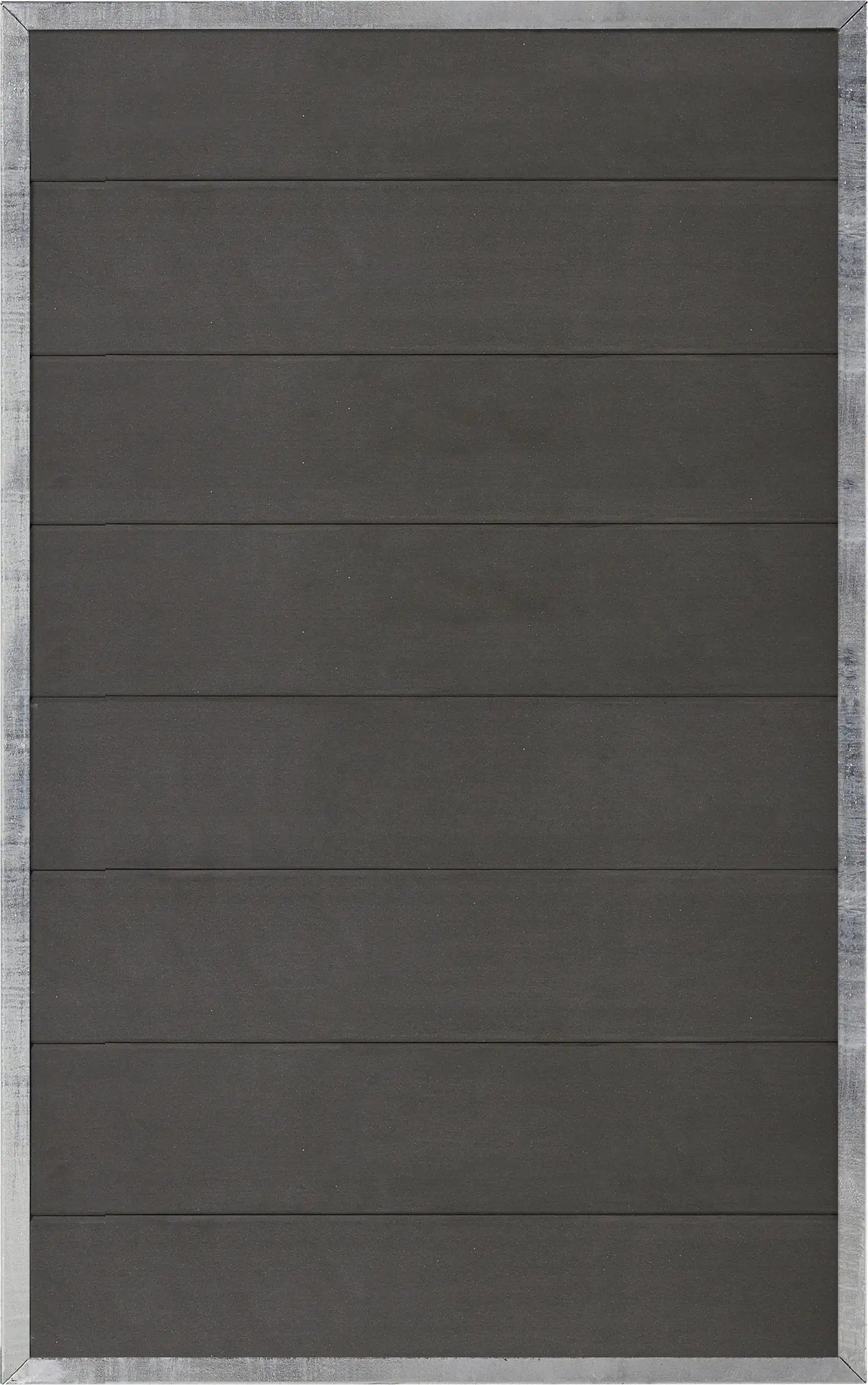 Plus Zaunelement Futura 90 x 145 cm WPC Schiefergrau