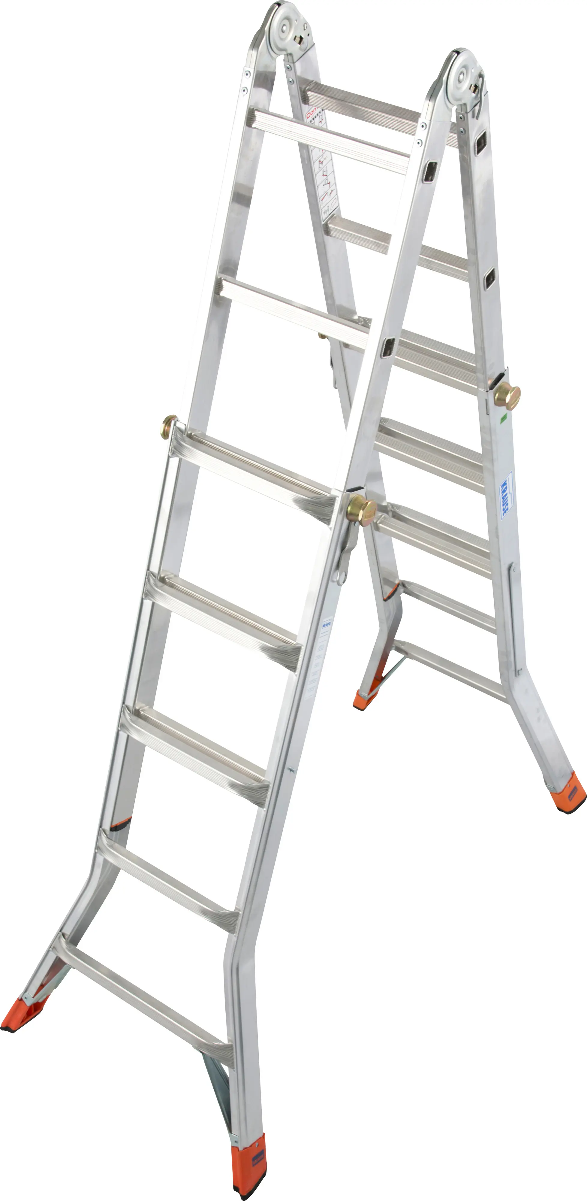 Krause Aluminium-Gelenk-Teleskopleiter MONTO TeleMatic 6,05 m