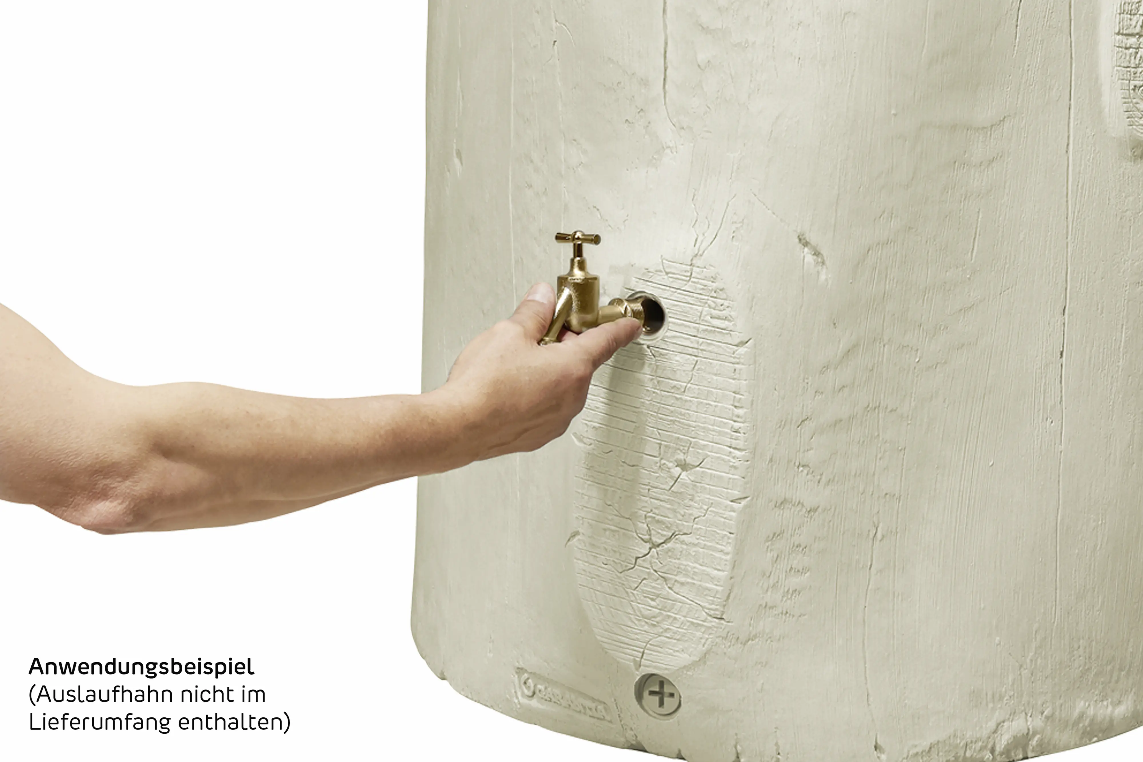 Garantia Regenspeicher Woodstock Baumstamm rund 400 L