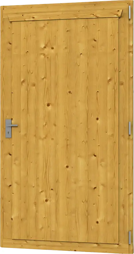SKAN HOLZ Einzeltür Rahmenaußenmaß 98 x 198 cm, lasiert in Eiche hell