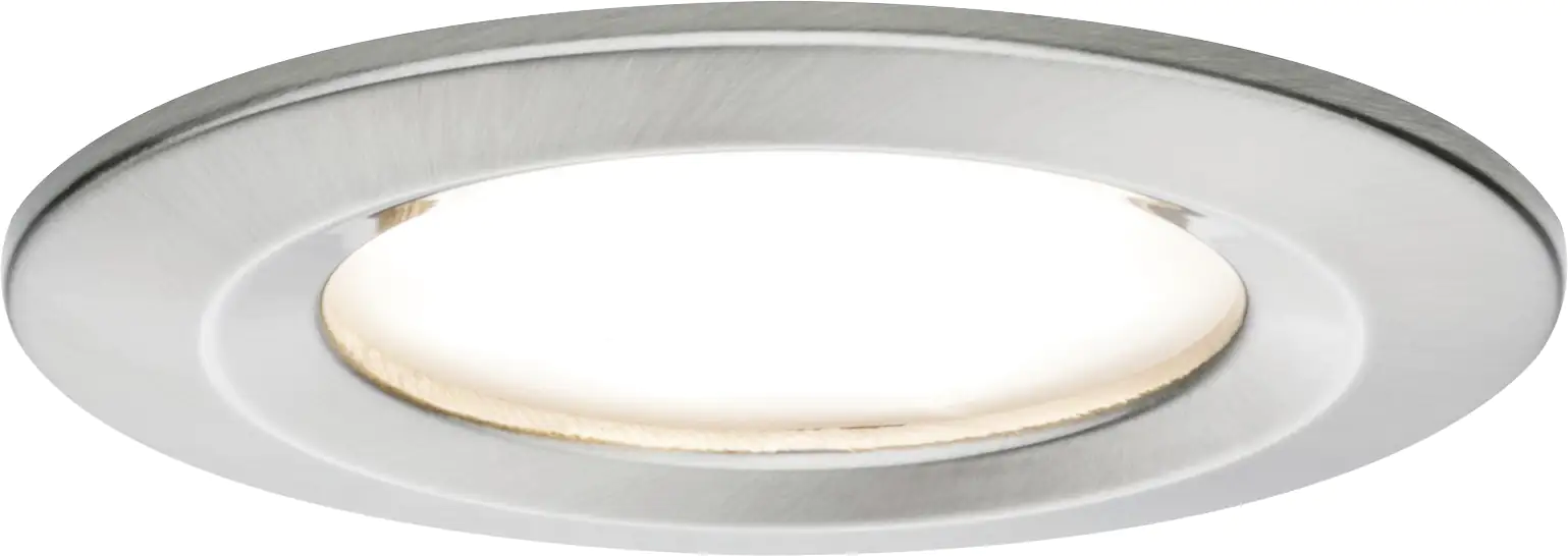 4000870938737_1360111 Paulmann LED Einbauleuchte Coin Slim IP44 rund 6,8 W Eisen 3er-Set dimmbar