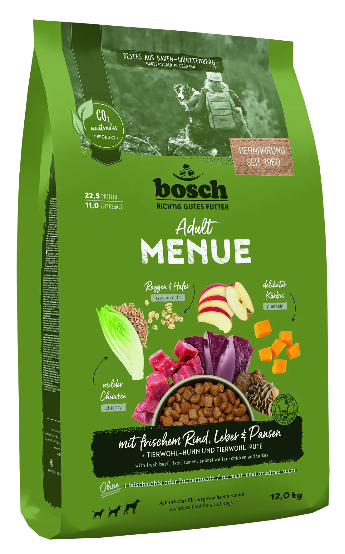 Bosch Menue Adult Hundetrockenfutter Rind 12 kg Bosch Menue Adult Hundetrockenfutter Rind 12 kg