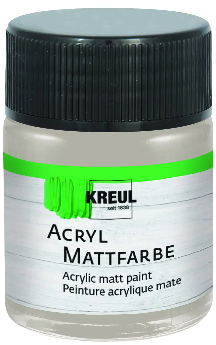 Kreul Acryl Mattfarbe silber 50 ml